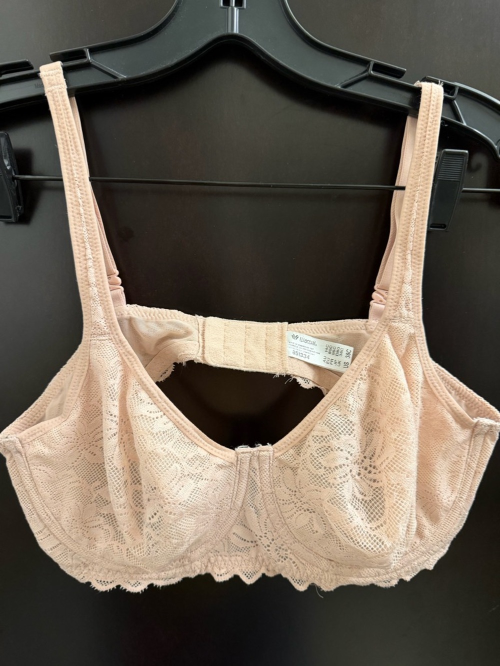 Wacoal Blush Lace Underwire Bra